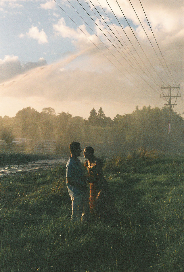 35mm film photograph of a couple