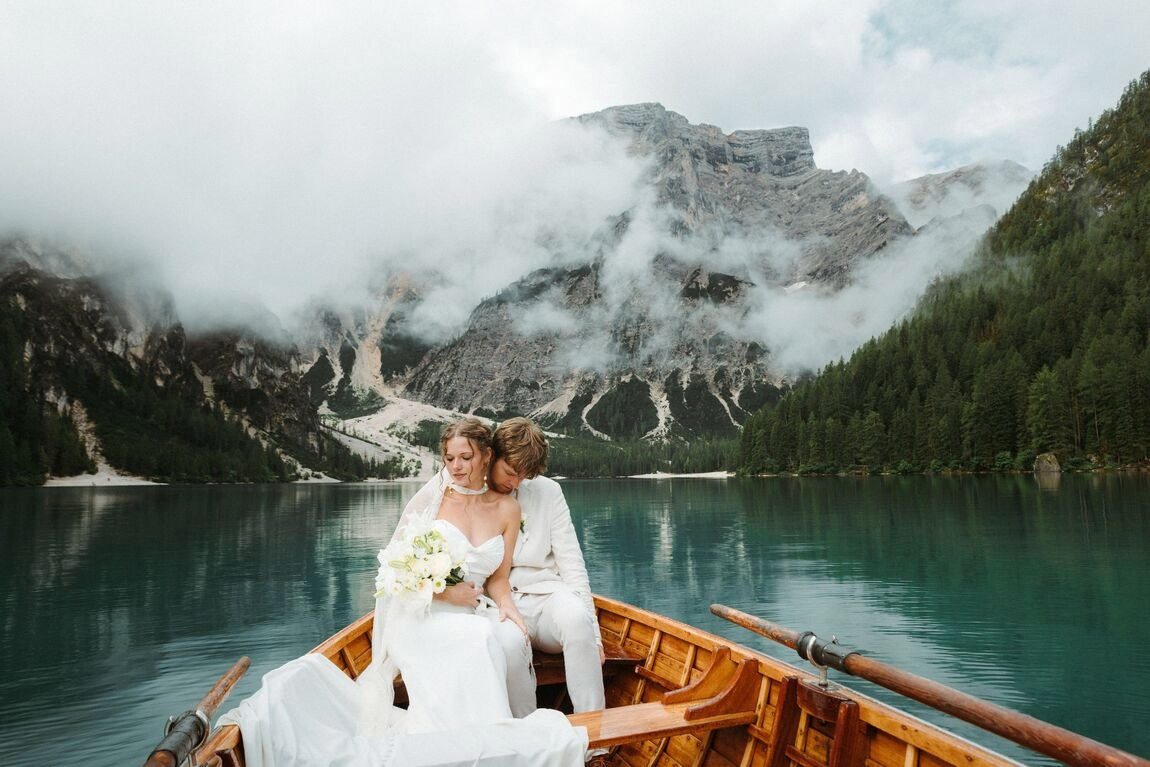 Couple in golden light