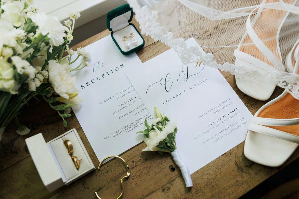 Styled flatlay detail
