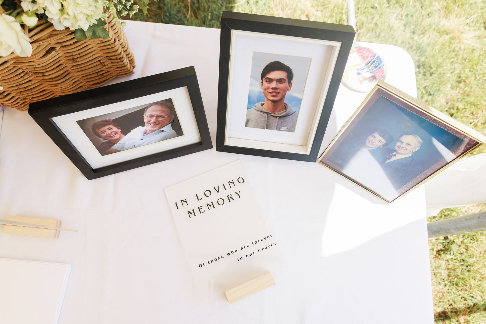An in-loving-memory table for those not here