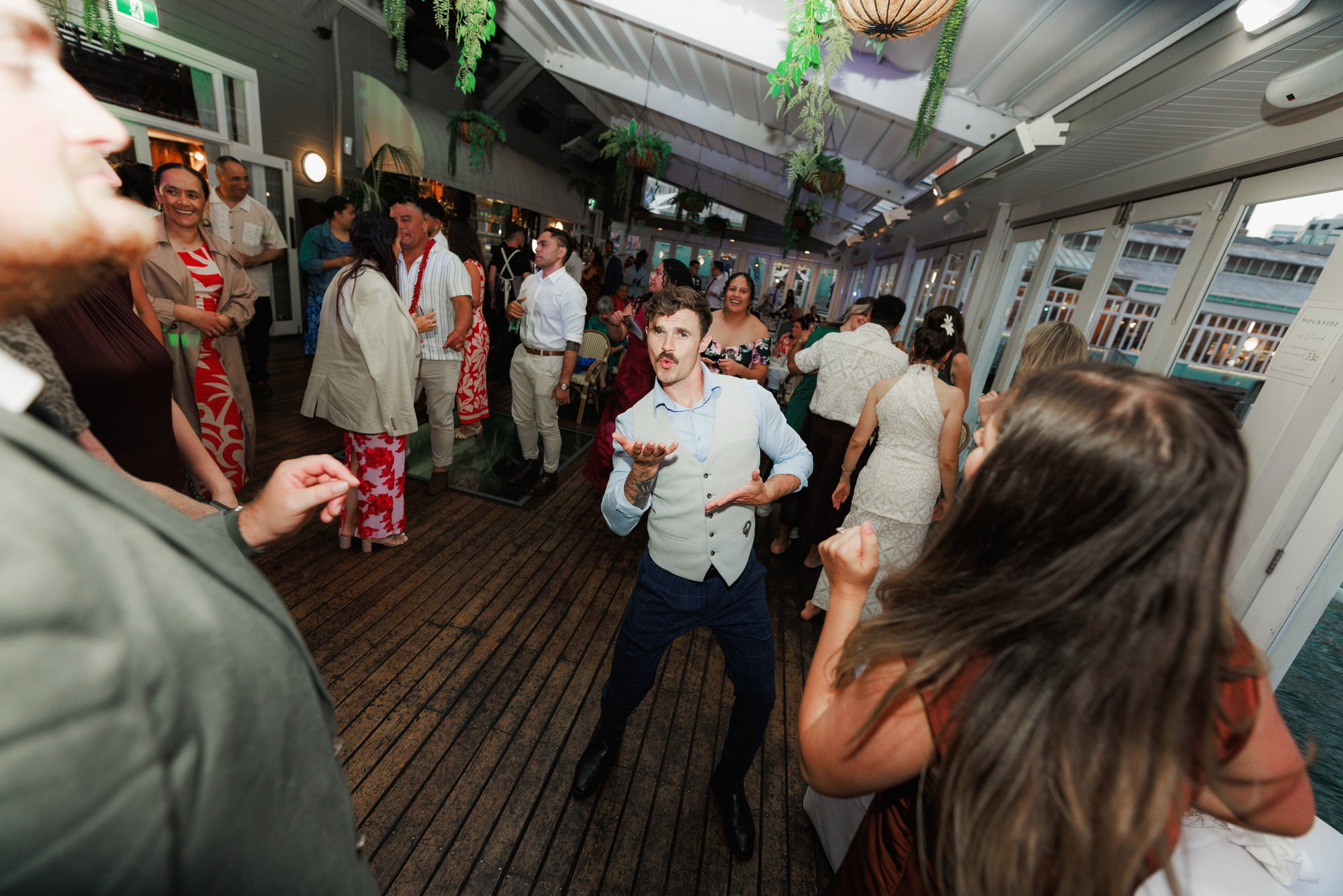 The dance floor in full swing